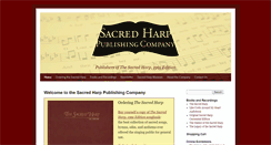 Desktop Screenshot of originalsacredharp.com